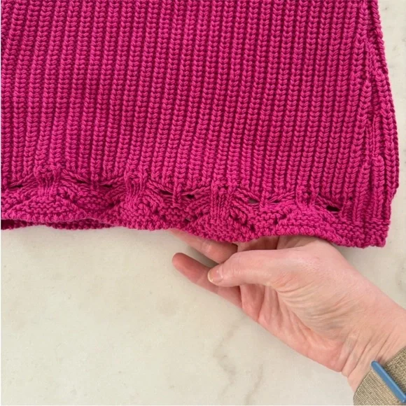 SÉZANE Florinda Fuchsia Knit Dress SOLD OUT ONLINE sz M EUC - Picture 10 of 12